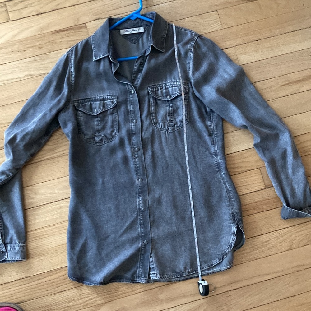 Mavi Jeans Gray Long Sleeve Shirt View 4